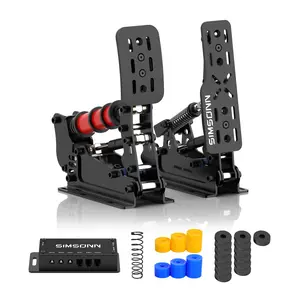 SIMSONN Plus X Pedals Sim Racing Pedals PC Racing Simulator Load Cell Hydraulic Pedal