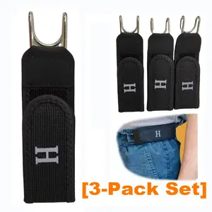 TikTokShopHolidayHaul| Tactical Metal Hook Elastic Belt (Unisex) - Patented No - Buckle Invisible Design| Soft Adjustable Side  belt