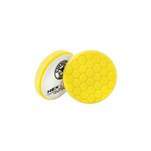 Chemical Guys CHGBUFX-101HEX5 5.5 in. Hex-Logic Cutting & Compounding Pad, Yellow