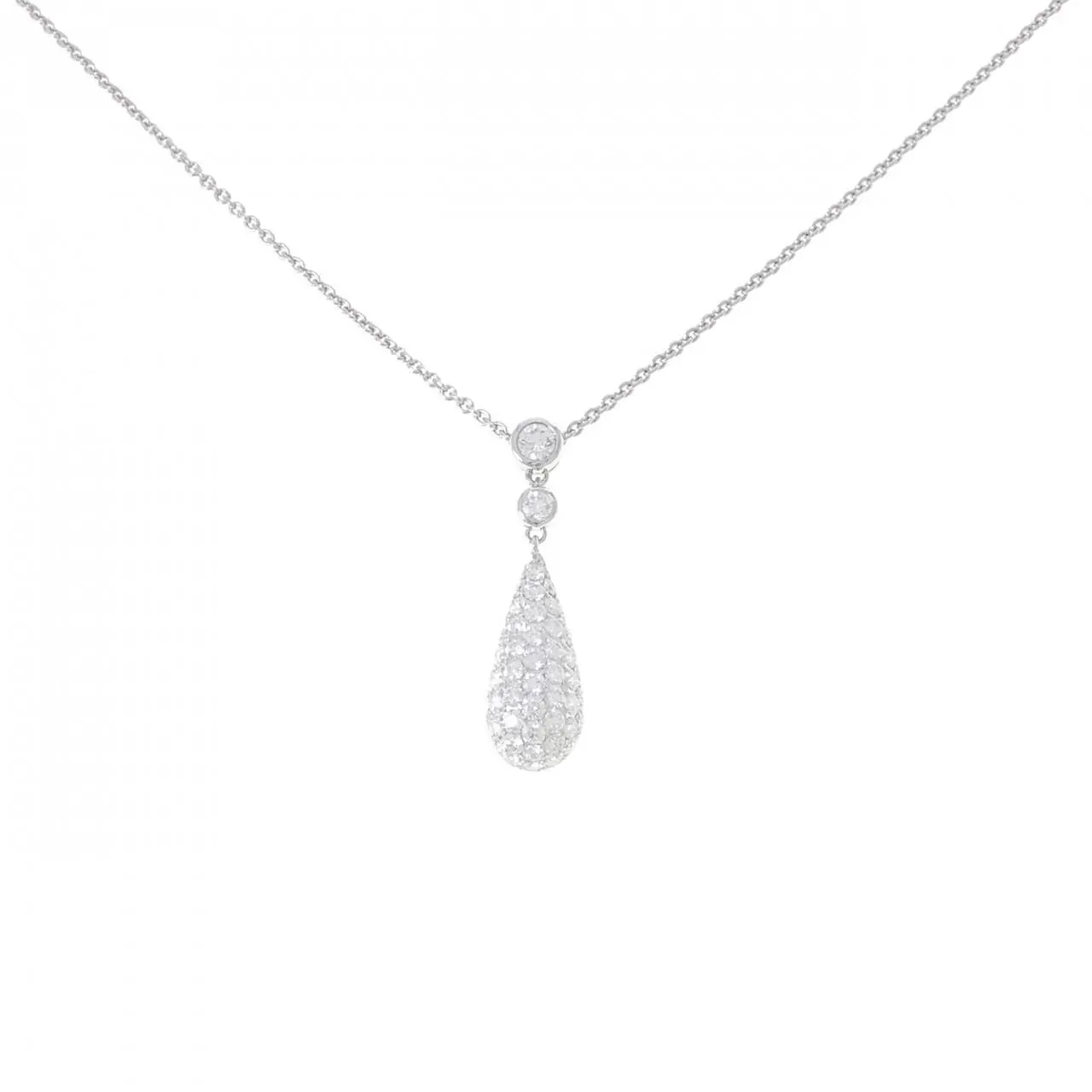 Mikimoto Au750 Diamond Necklace