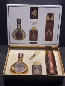 Lattafa Masa EDP 100ML & 200ML Perfumed Spray Set - Exclusive Fragrance Gift Pack with Mango Saffron Lemon & Pink Pepper Notes for Special Occasions