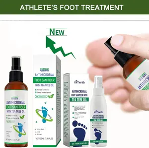 Tea Tree Oil  Foot Spray | 97% Odor Elimination & Cracked Heel Repair | Dermatologist-Validated Fungal Defense | 100ml Fast-Absorbing Formula