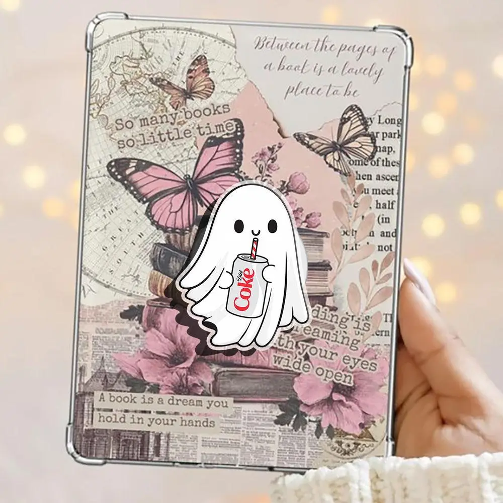 Ghost With Diet Coke Kindle Grip Bookish Magnetic Kindle Grip Book Lover Kindle Accessories Phone Holder PopSocket Phone Grip Magnetic Pop Socket Phone Grips