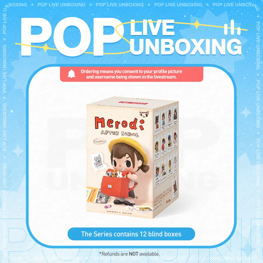[POP NOW]Chapter 1 – Merodi After School Series Figures Blind Box POP MART