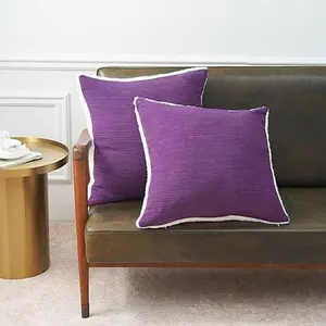 Warm & Cozy Warm & Coxy Luxe Chenille 2-piece 20" x 20" Decorative Pillow Set