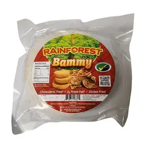 Rainforest Jamaican Bammy Cassava Flatbread Cholesterol Free 0 Trans Fat Gluten Free Taste of Yard