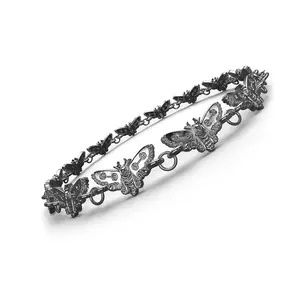 MOTH BRACELET - Moth of Death Symbol Transformation Journey