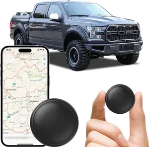 Mini Hidden Magnetic GPS Tracker Device - Wireless Bluetooth Safety Monitor Equipment for Vehicles, No Subscription/Monthly Fee, Real-Time Location Tracking for Android & iPhone