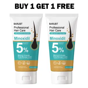 Buy One Get One Free 5% Minoxidil Scalp Massage Cream, Contains Keratin and Ginger, Prevents Hair Loss, Promotes Fast Regrowth, Unisex