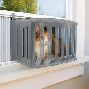 VistaGato: The Premium 2-in-1 Window Catio & Perch
