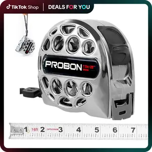 25FT Heavy-Duty Tape Measure - Dual Sided Rustproof Scale & Auto-Lock | Stainless Steel Waterproof Ruler for Construction/Woodworking/DIY measuring measurement tools dealsforyoudays