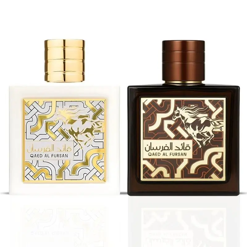 Lattafa 2-Piece (Qaed Al Fursan Unlimited & Qaed Al Fursan Untamed) Fragrance Bundle for Everyone