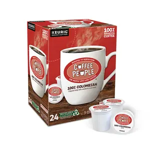 Coffee People Colombian Coffee - Keurig K-Cup Pods - Medium Roast Coffee - Single Origin Coffee - High Box Count