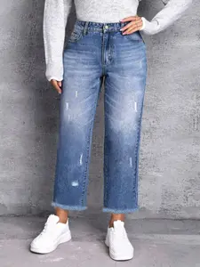 Women's Loose Fit High Waist Denim Jeans, Casual Style H-Type Design, All-Season Wearable, Perfect for Daily Use & Outdoor Activities