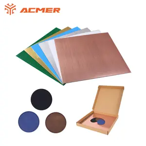 ACMER 16PCS Laser Engraving Material Kit – Leather & ABS Color Boards