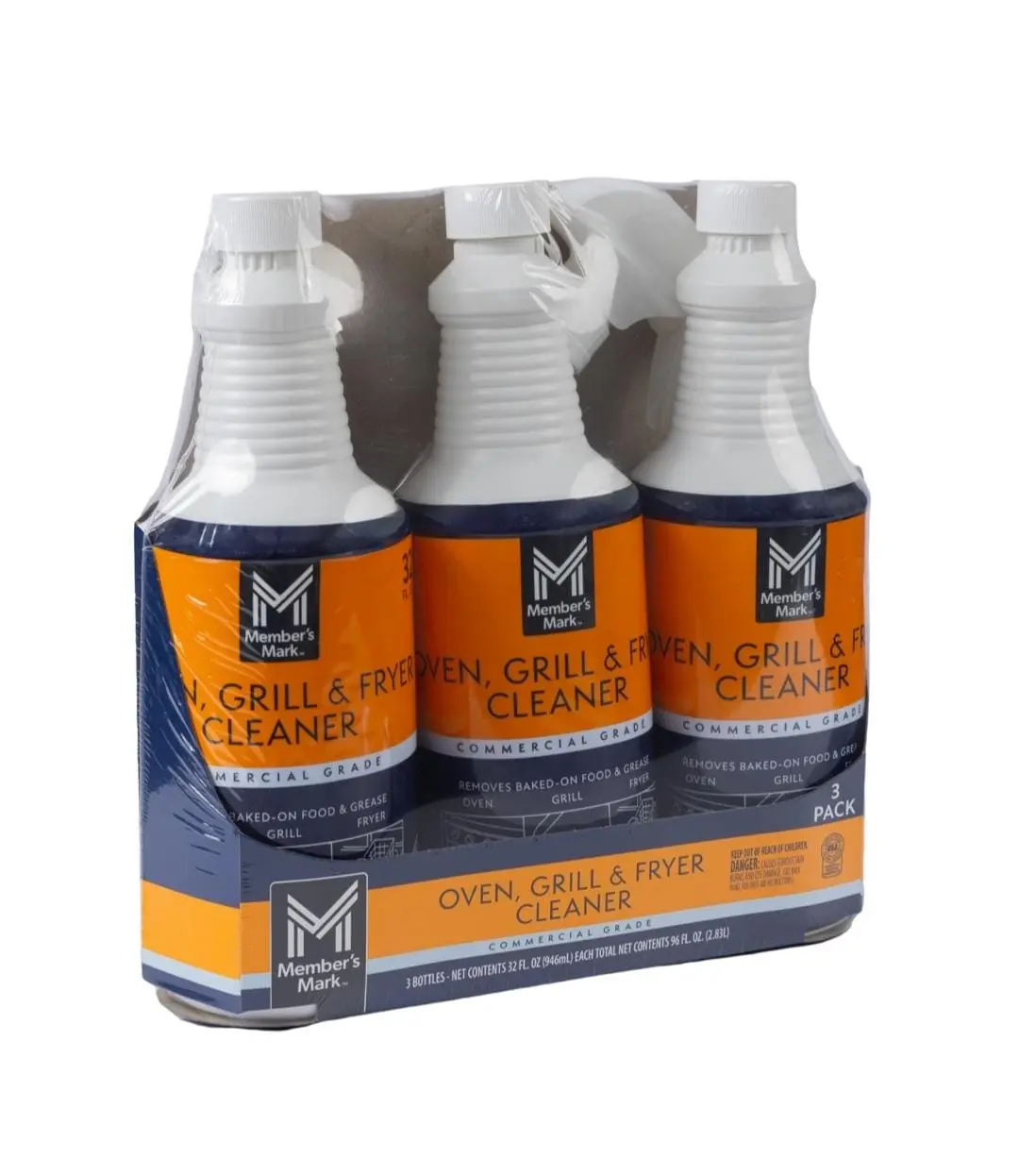 Commercial Oven, Grill and Fryer Cleaner 32 oz., 3 pk Hand Household Essential Cleaning Products Powerful Cleaning Solution