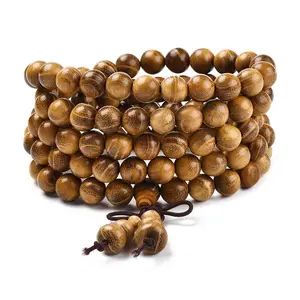 8mm Wrap Style Buddhist Mala Bead Bracelet Necklace Mala Prayer T88