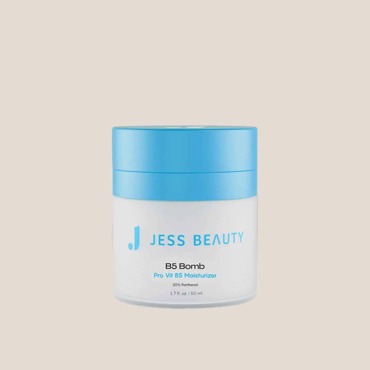 JESS BEAUTY | B5 Bomb Moisturizer | 20% Panthenol Face Cream for Deep Hydration, Strengthens Skin Barrier & Soothing Relief | Lightweight, with Hyaluronic Acid & Vitamin E | Korean Skincare 1.7 fl oz