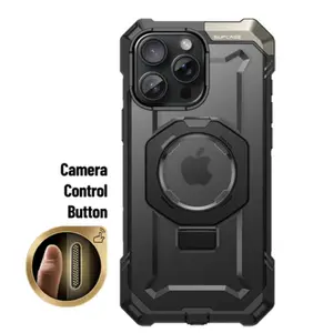 SUPCASE Case with Camera Control Capture Button for iPhone 16 Pro Max / iPhone 16 Pro / iPhone 16 Plus / iPhone 16  [Compatible with MagSafe] Heavy Duty Rugged Magnetic Stand Phone Cases for iPhone Protector