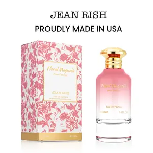 Floral Magnolia, Jean Rish, Women Perfume, Eau De Parfum (3.4 Fl Oz / 100ml) with Yuzu-Magnolia-Amber, Long Lasting & Luxury Fragrance, Made in USA