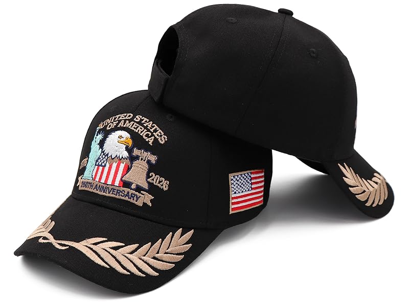 250 Anniversary USA Hat 250 Merchandise Adjustable Embroidered Patriotic Hats 250 Hat Baseball Caps