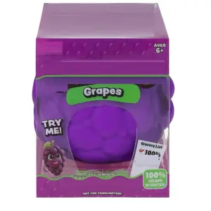 Giant Grape Jumbo Squishies - Sensory Fidget, Anxiety Relief Squeeze Item, New Needohs, Cute Taba Stuffed Piece, Easter Gift for Kids, Rebounding Novelty Stress Relief Tool