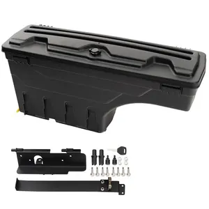 CROSSDESIGN Fit For Toyota Tundra 2007-2020 6' 6" Bed Driver Side Truck Bed Storage Box Toolbox