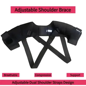 Shoulder Brace Support for Men Women Compression Shoulder Wrap for Sports & Daily Use Breathable