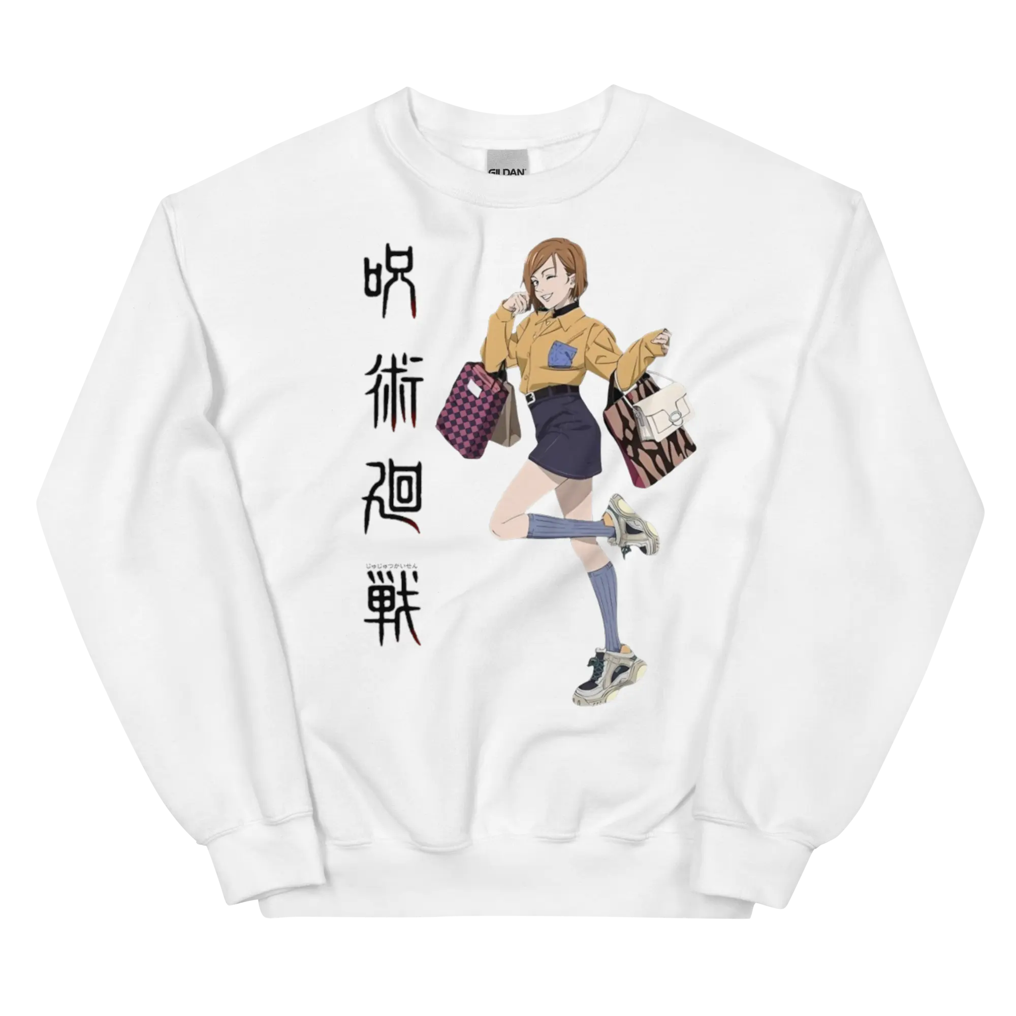 Nobara Kugisaki Jujutsu Kaisen Sweatshirt Cotton Unisex Womens Mens Cotton Classic