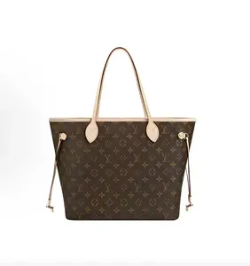 Pre-owned Louis Vuitton canvas Tote Bags neverfull mm size capacity no pouch
