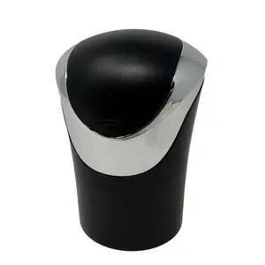 TrexNYC Car Ashtray Luxury Flip Top with Blue LED Light and Portable Ashtray Design - Ideal for Car, Home, and Office.