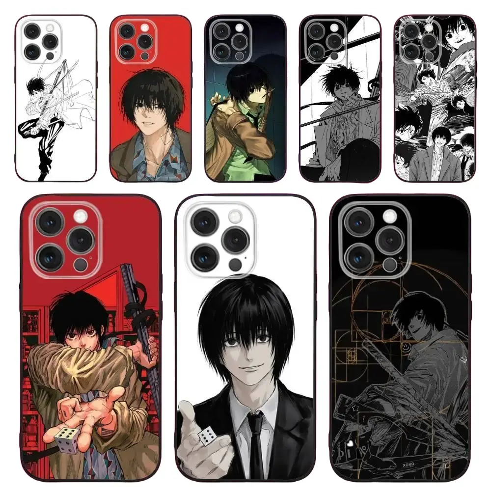 Sakamoto Days Yoichi Nagumo Phone Case For iPhone 17,16,15,14,13,12,11,Pro,Max,Plus,& Samsung Galaxy S26 S25 S24 S23 EDGE Ultra Plus FE Soft Silicone Black Case