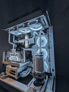 Ultimate Gaming PC – Ryzen 7 9800X3D, GeForce 4070 Ti Super, 64GB DDR4, 2TB SSD, Hardline Water Cooling fully  built