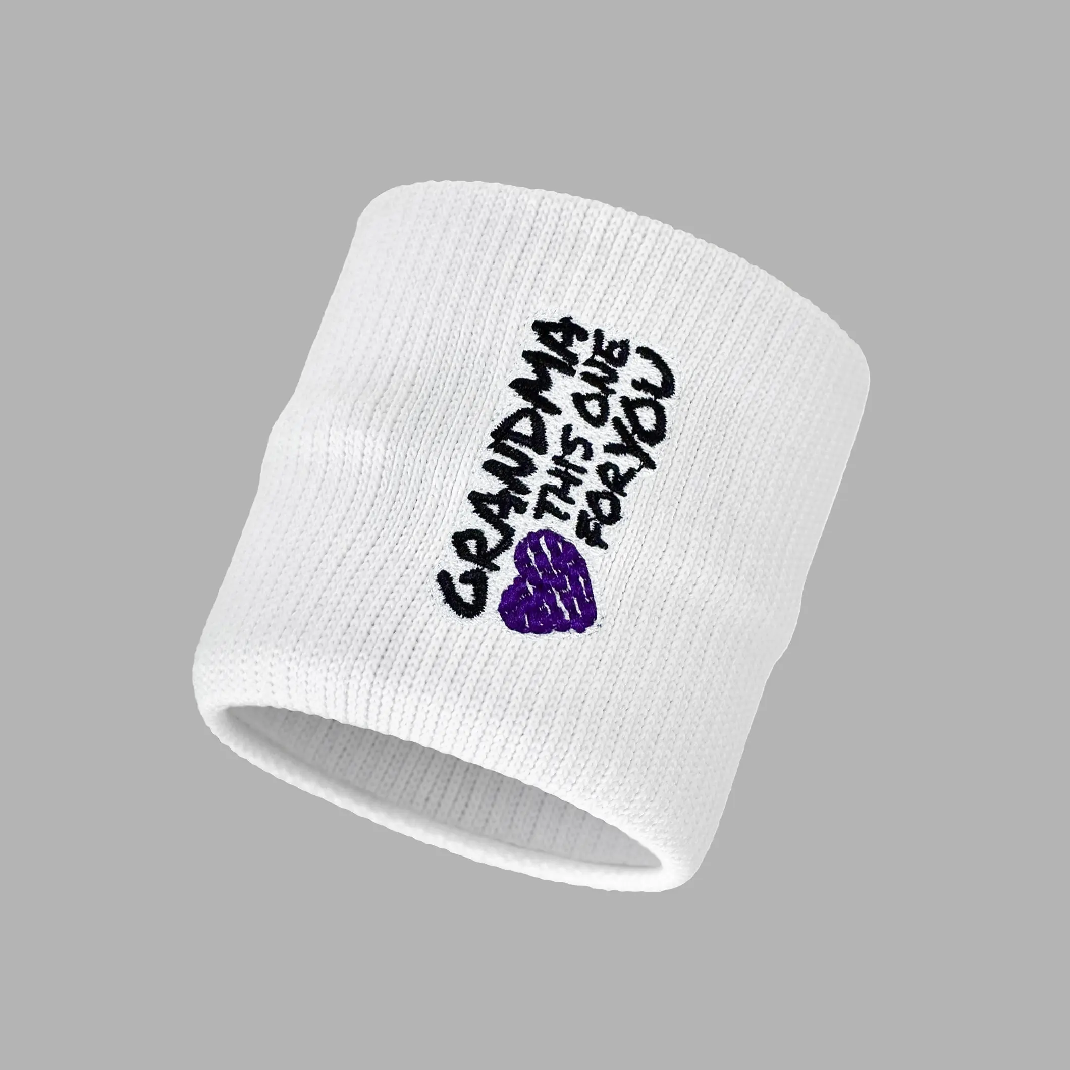 SLEEFS Grandma This One For You Drip Sports Wristband, Anti-Sweat Fitness Sweat Band, Exercise Activity Wristband