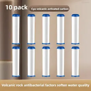 10-Piece Handheld Shower Filter Set, Hard Water Replacement Filters, Showerhead Filter Replacement, Remove Chlorine & Harmful Substances, Better Shower Experience