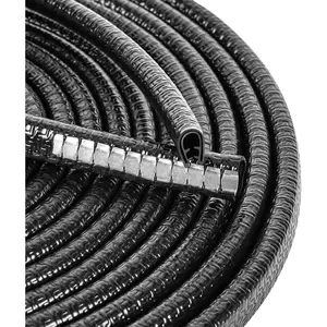 33Ft(10M) Long Car Door Edge Guards, U Shape Edge Trim Rubber Seal Protector Car Door Protection Anti-Collision Rubber Clips Easy to Cut No Need Adhesive Fit for Most Vehicles |   Black