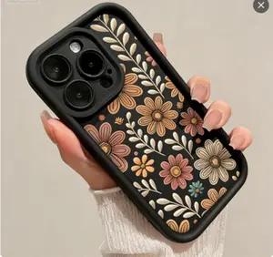Phone case: Classic floral pattern, suitable for iPhone 16/ 15/ 14/ 13/ 12/ 11 series, lightweight, shock-absorbing, durable, stylish phone case.