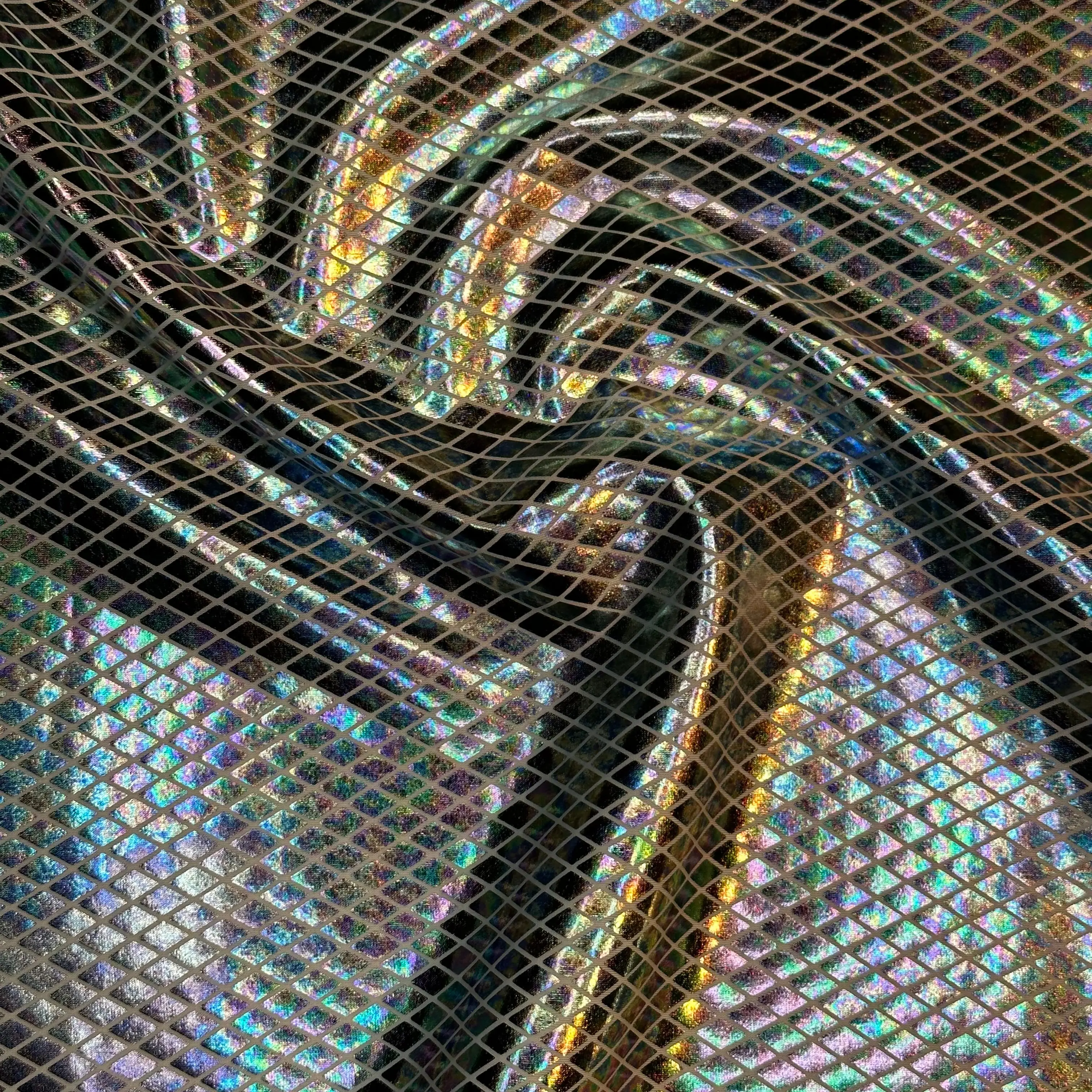 Radiant Diamond Illusion 4-Way Stretch Spandex Dressmaking Fabric, Luminous Couture Luxe Flex Cotton Blend Material by the Yd, By The Yard, Four-Way Stretch