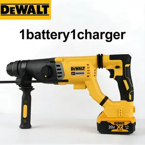 DEWALT DCH263 20V Brushless Cordless Rotary Hammer With SDS Plus Interface Sturdy Handheld Drilling Tool Featuring Stable Impact Force Suitable For Wall Drilling Concrete Punching And Basic Construction Demolition Tasks