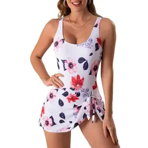2026 New European and American Style Strappy One-Piece Bikini Swimsuit for Women, Beach Dress, Hot Spring Swimwear