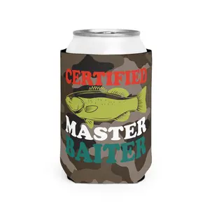 Insulator Funny Fishing Certified Master Baiter Coolie Drinkware Tumbler Mug Bottles Washable Beach Reusable funny  mens gifts Cold-Hot Can party