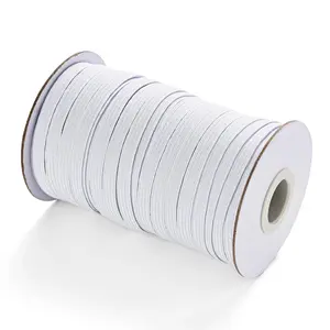 Elastic Band for Sewing (1 Roll), High Elasticity Knitted Elastic Band, Sewing Accessories Elastic Webbing for Sewing Belt & Pants Waist