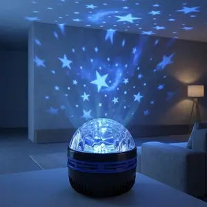 USB Powered Water Wave Effect Projector, 7 Color Modes, Adjustable Brightness, Multi-Color Lighting, Ideal for Bedroom Use, Led Projector, Starry Sky Projector