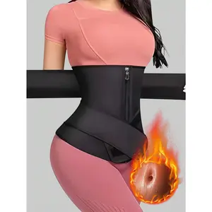 1pc Women's Sports Waist Trainer, Waist Cincher, Waist Trimmer, Abdominal & Waist Shaper, Corset, Abdominal & Waist Compression Garment, Abdominal Support Belt, Sauna Waist Belt, Exercise Waist Belt, Abdominal Training Tool, Sportswear