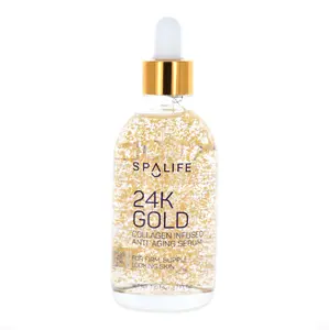 SpaLife 24k Gold Collagen Infused Anti-aging Serum - Daily Skincare - Restore Radiance