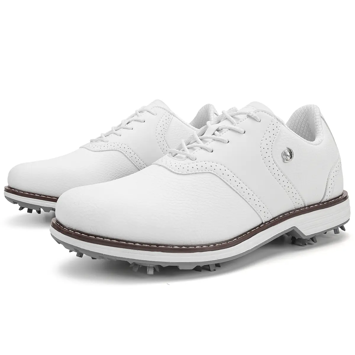 Thestron K06 Professional Golf Shoes Men's Golf Shoes Men's Business Casual Shoes- Waterproof Breathable Design with Enhanced Traction & Comfort