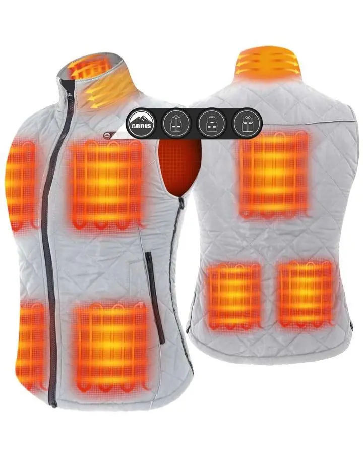 ARRIS Women's Classic Heated Vest 7.4V Size Adjustable Heatable Vest