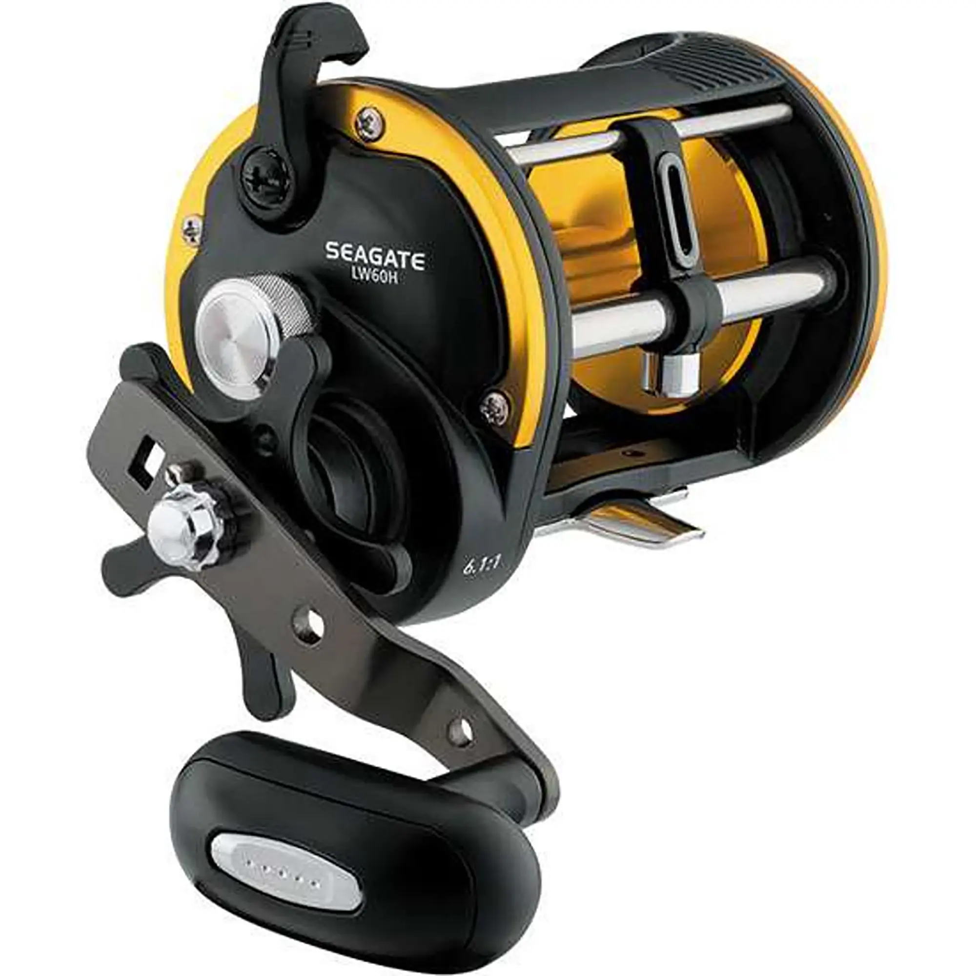 Daiwa Seagate Levelwind Fishing Reel, Saltwater Casting Reel with 4-Bearing System, Anti-Reverse, Composite Frame for Trolling Lines, Saltwater Casting Reels