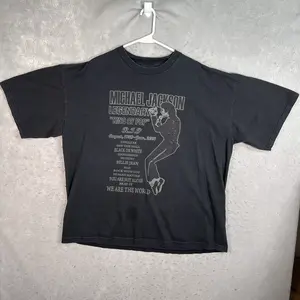 Vintage Y2K 2000s Michael Jackson King Of Pop T Shirt - vintage y2k tshirt Menswear Top