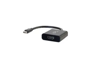 C2g Mini Displayport To Hdmi Adapter - Active Adapter Converter - Black